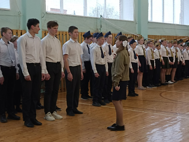 Конкурс «Смотр песни и строя»,посвященный 79-ой годовщине Великой Победы..